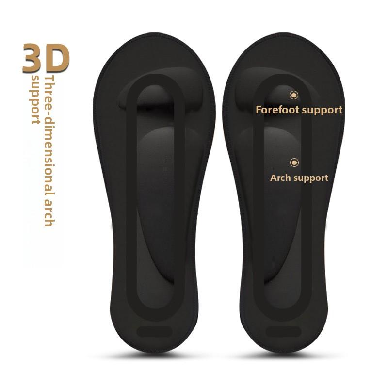 Новые женские 3D-носки с воздушной подушкой под свод стопы, низким вырезом, невидимые, ледяные, с губкой для поддержки свода стопы, нескользящие, массажные, носки-лодочки, инструмент