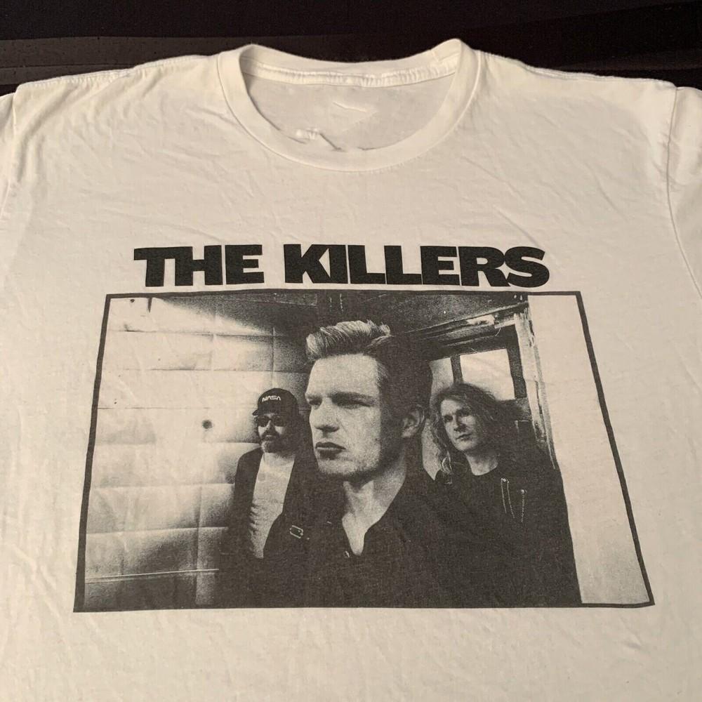 Футболка Rock Band The KILLERS Белая Все размеры Унисекс