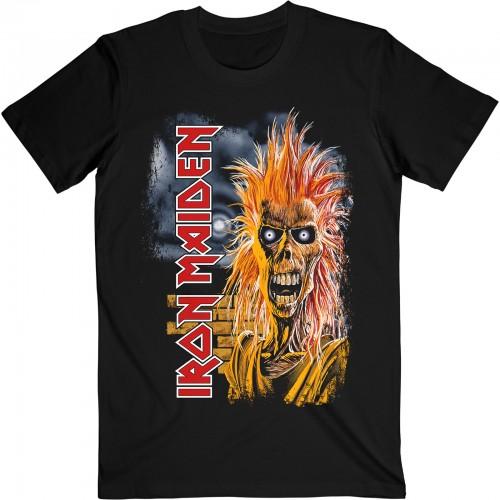 Iron Maiden Unisex Adult First Album Track List V.3. Back Print T-Shirt