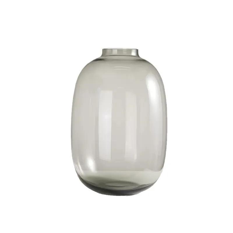 Прозрачная стеклянная ваза для гидропоники Стеклянный контейнер Прозрачная ваза для цветов Цветочные композиции Аксессуары Террариум Домашнее украшение