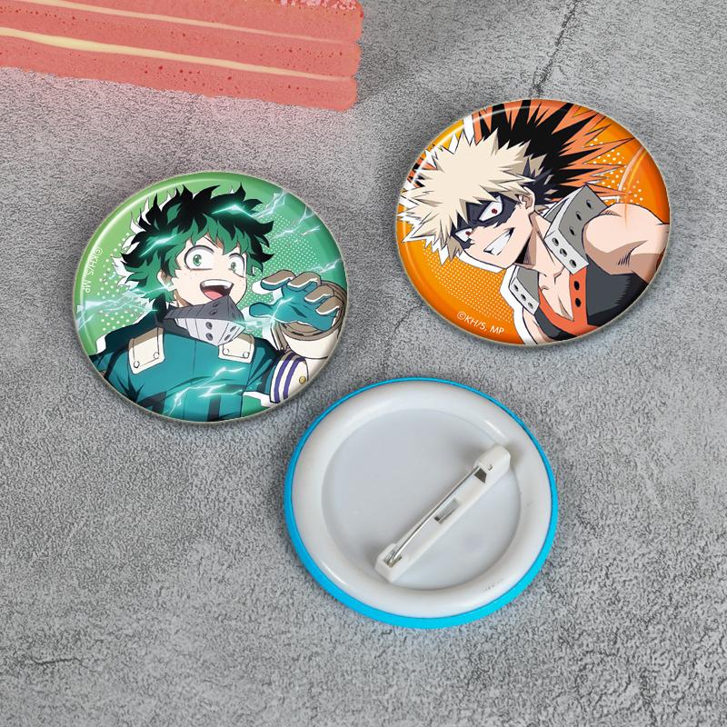 32/44/58 мм аниме значок Моя геройская академия Мидория Изуку/Бакуго Катсуки/Тодороки Шото мультфильм брошь булавки рюкзак одежда аксессуары подарок