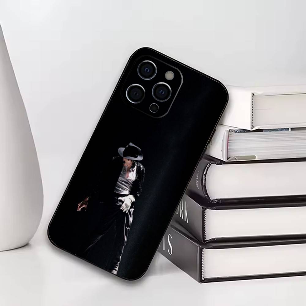 Чехол для телефона Michael Jackson для iPhone 17, 16, 15, 14, 13, 12, 11 Plus, Pro Другие Мягкий Черный Чехол
