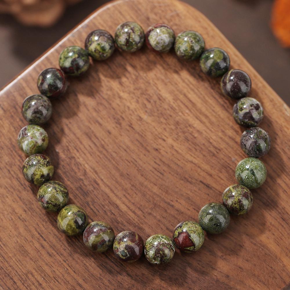 Европейский Кристальный Браслет из Тигрового Глаза на Эластичной Основе, Украшения из Натуральных Каменных Бусин