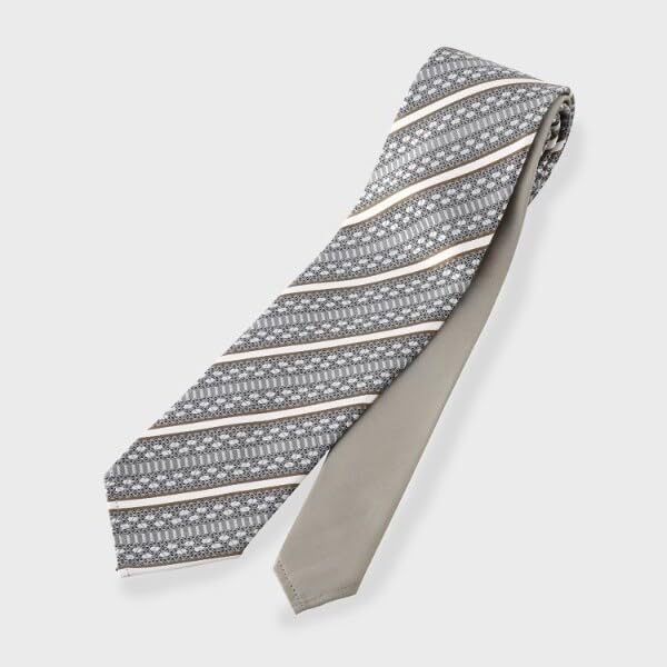 TAKEO KIKUCHI THE FLAGSHIP Archive Pattern Assorted Tie 93102197 Gray 00 Men's (112)