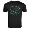 Графическая футболка Street Style с неоновой типографикой Glow Drip