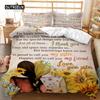 Letter Duvet Cover Set Love Vows Letter To Lover Letter Twin Bedding Set Couple Gift Lover Queen King Size Polyester Quilt Cover