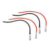 10шт RC щеточный моторный кабель черный красный 4 мм банановый разъем 16AWG силиконовый провод для Axial Scx10