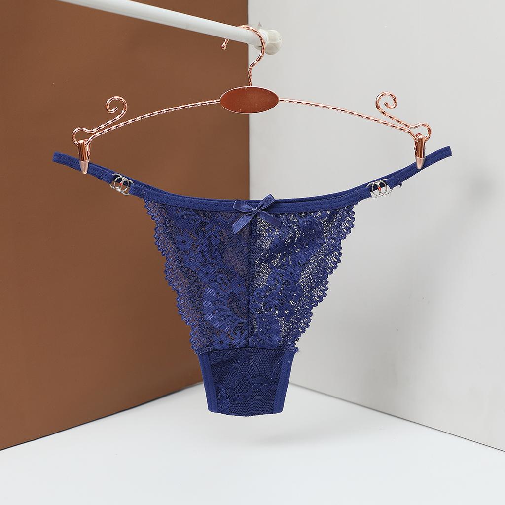 Женские трусики-стринги, сексуальные кружевные трусы с цветами и низкой талией, модные прозрачные трусы197