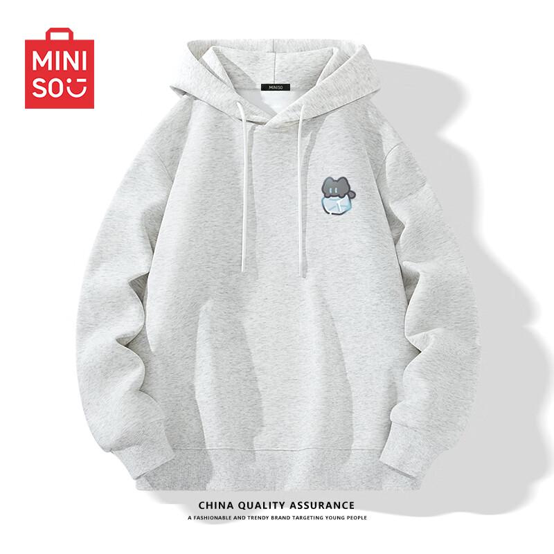 Мужская толстовка с капюшоном MINISO, плотная