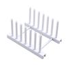 1Pc Removable Dish Plate Drying Rack Draining Board Stand Holder for Kitchen Supplies(White)