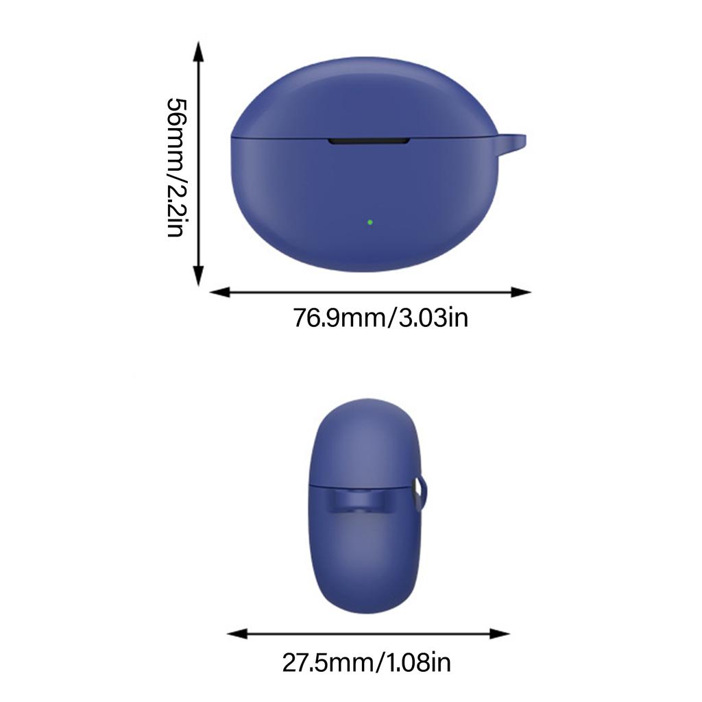 Protective Silicone Sleeve for Earbuds Not Slip Earbud Case Protective Sleeve Snug Fit with Full Access Protector
