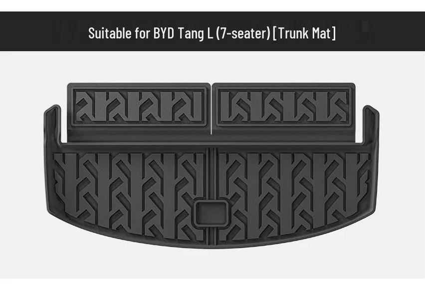 Автомобильные коврики BYD Tang L и ATTO 8 - Водонепроницаемые коврики из ТПЭ и чехол в багажник, Подходят для 25 моделей