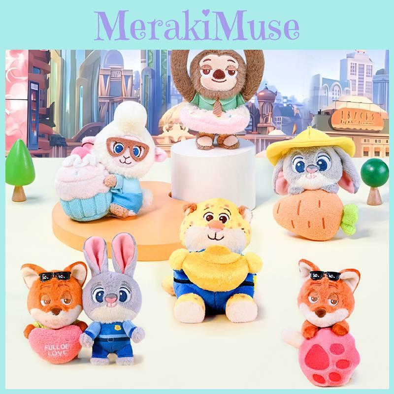 Nick Zootopia Judith Plush Toys Blind Boxes Dolls Pendants Decorations Backpacks