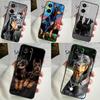 Такса Доберман Собака Для Realme GT Neo 5 GT5 9 10 11 12 Pro Plus C30 C31 C33 C35 C25s C21Y C51 C55 C67 C53 Чехол