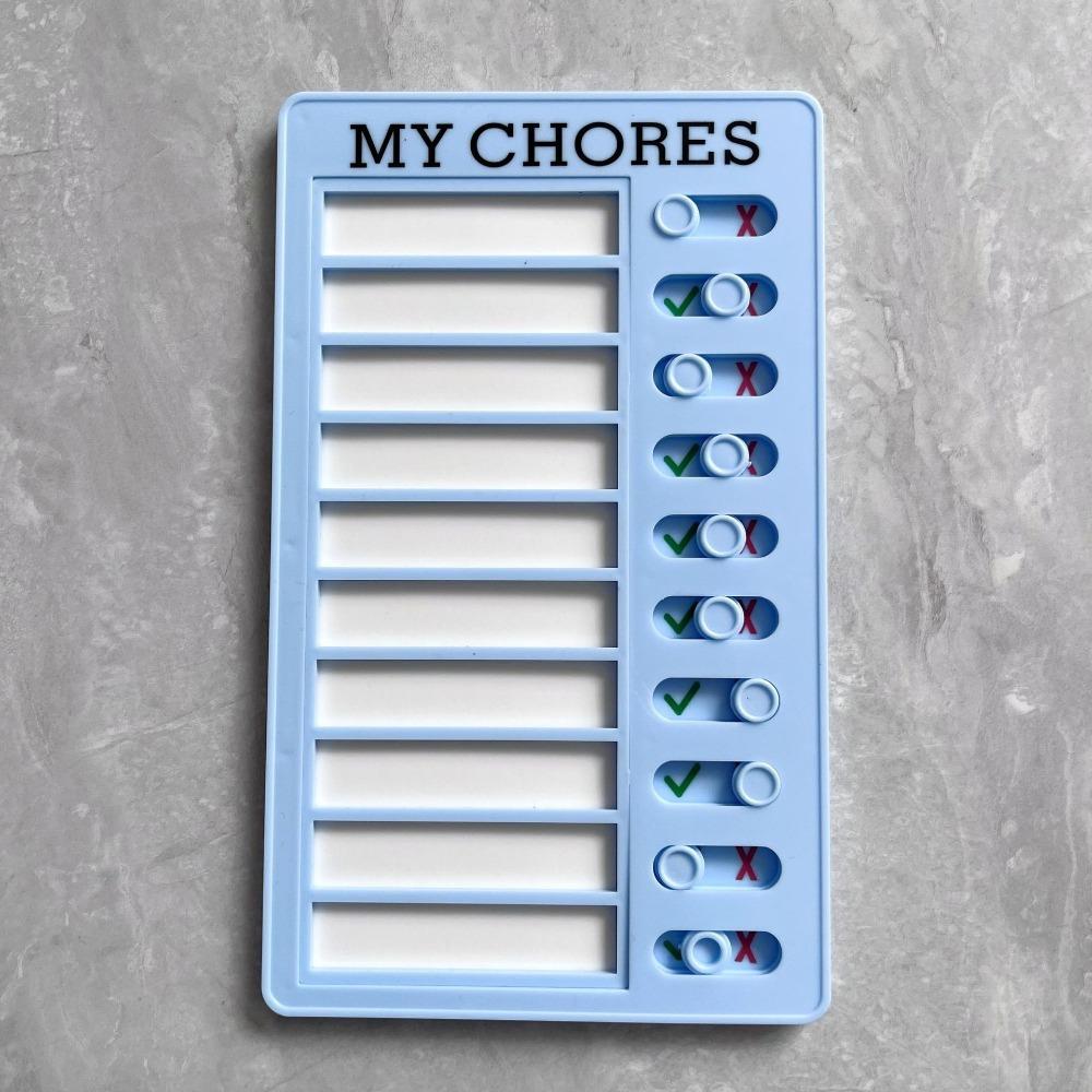 Reusable My Chores Checklist Detachable Chores Chart Multi Purpose Daily Planner Memo