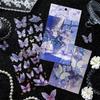 4 pcs Bronzing Butterfly Stickers Planner Decorative Adhesive Diy Hand Account Diary Album Scrapbooking accessories