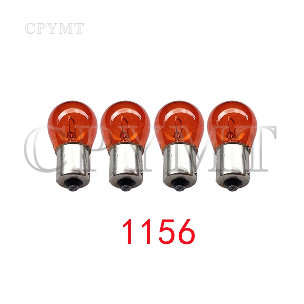 Комплект крышек для указателя поворота мотоцикла с лампочками 1156 1157, подходит для Harley Touring Road Electra Glide Road King