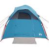 5 Person Camping Tent Blue Waterproof