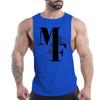 Men'S Clothing Fashion Casual Street Sleeveless Vest Crewneck Comfortable Breathable English Letter Printed Quick-Drying Top