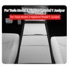 Наклейка на центральную панель управления для Tesla Model 3/Y Juniper 2025, обновление, без клея, электростатическая адсорбция, защита консоли