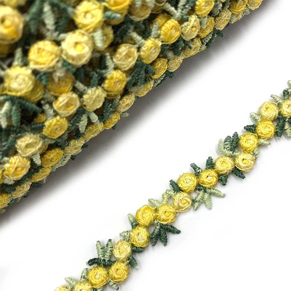 Dress Decoration Flower Embroidered Garment Accessories Lacework Polyester Lace Apparel Sewing Lace