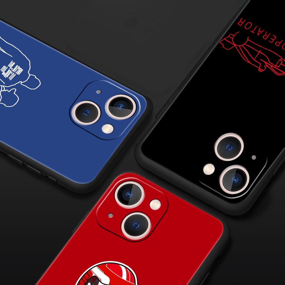 F1 Номер 33 Роскошный чехол для телефона для iPhone 13 15 14 12 Mini 11 Pro MAX XR X SE XS 7 8 Plus Силиконовый Черный Защитный чехол