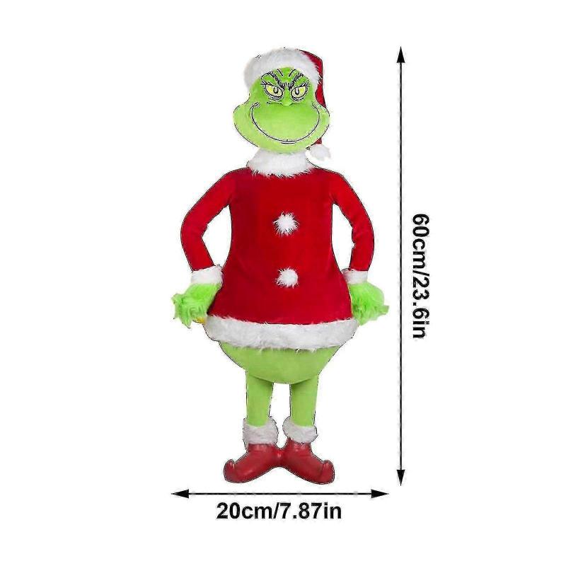 Christmas Grinch Doll Decorations 23.6in Large Plush Doll Christmas Decoration Gifts For Christmas - DSW