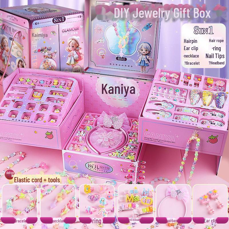 «Креативный набор украшений из бисера и аксессуаров для волос для девочек»