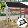 Уличный навес для выгула кур Водонепроницаемый чехол для курятника с S-образным крюком Затеняющий пылезащитный чехол для клетки для разведения птицы для использования на фермах