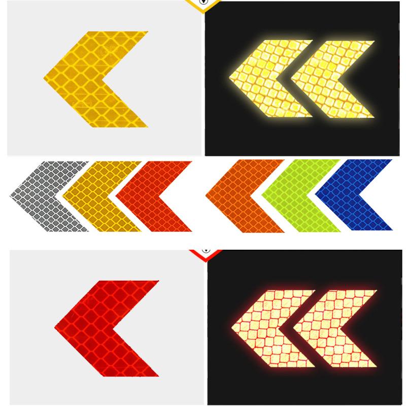 10 шт./компл. светоотражающая наклейка на автомобиль, предупреждающая лента, безопасность для Geely Atlas Pro 208 Gti Kia Stinger Jetta Volkswagen