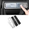 Car Rear Armrest Water Cup Frame Bright Strip Decoration Sticker Fit For Mercedes Benz A W177 GLB X247 GLA H247
