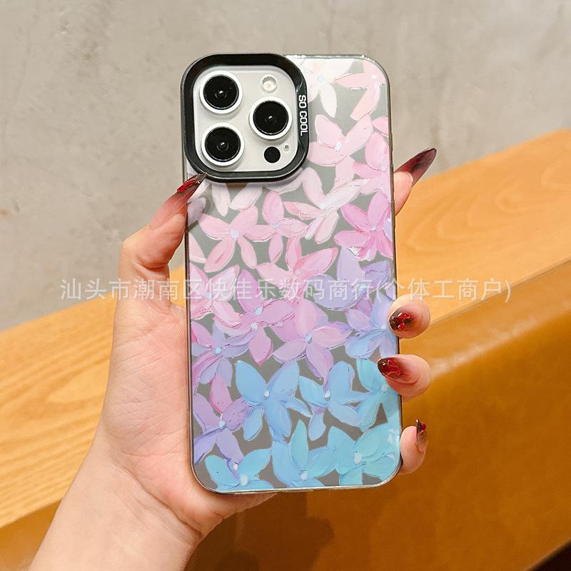 Масляная живопись ретро цветок для чехла iPhone17ProMax/16/15/14/13/12/11 iPhone xs