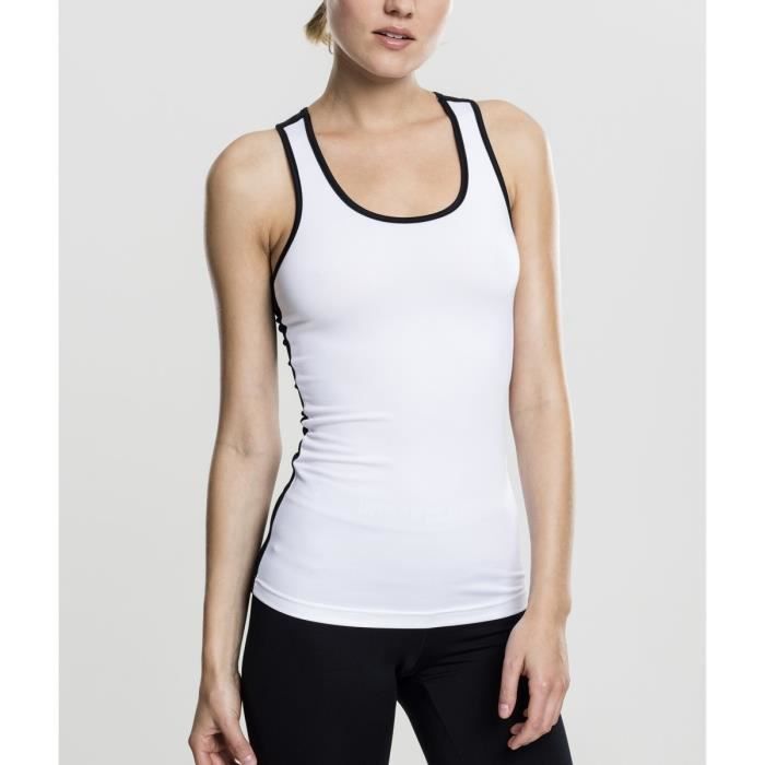 Débardeur - URBAN CLASSICS - SPORTS - Blanc - Femme - Fitness