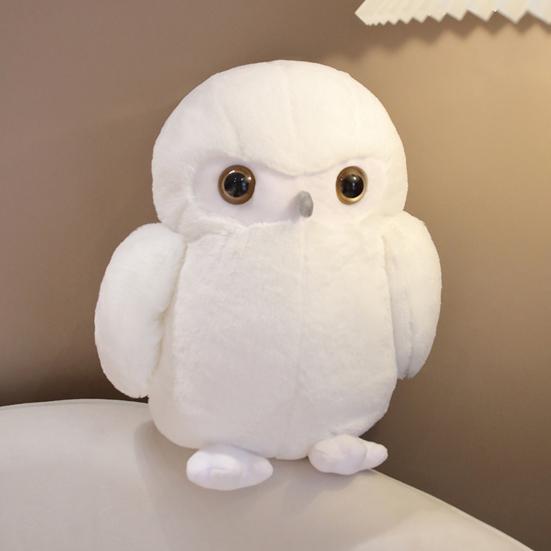 Плюшевая игрушка Ночная сова Белая Коричневая Птица Плюшевая Игрушка Мягкая Игрушка Кукла Подушка
