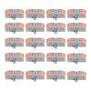20Pcs Lever Nut Wire Connectors Quick Compact Splice Conductors Push In Terminal Block 223?2P