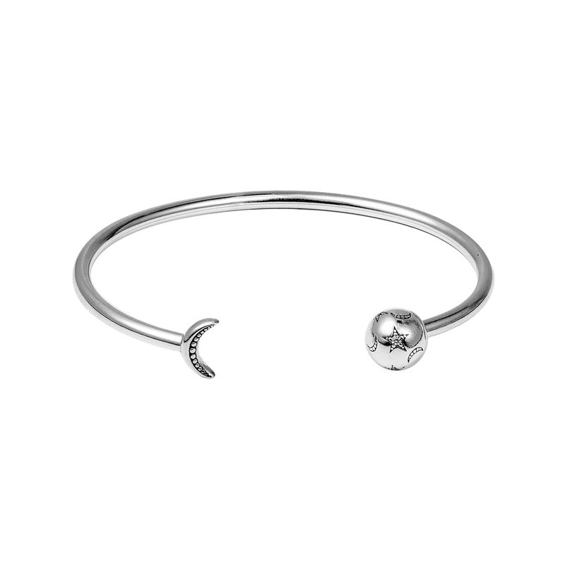 Pandora Moments Xingyue Открытый Браслет из Серебра 925 Пробы Женский Серебряный 599120C01