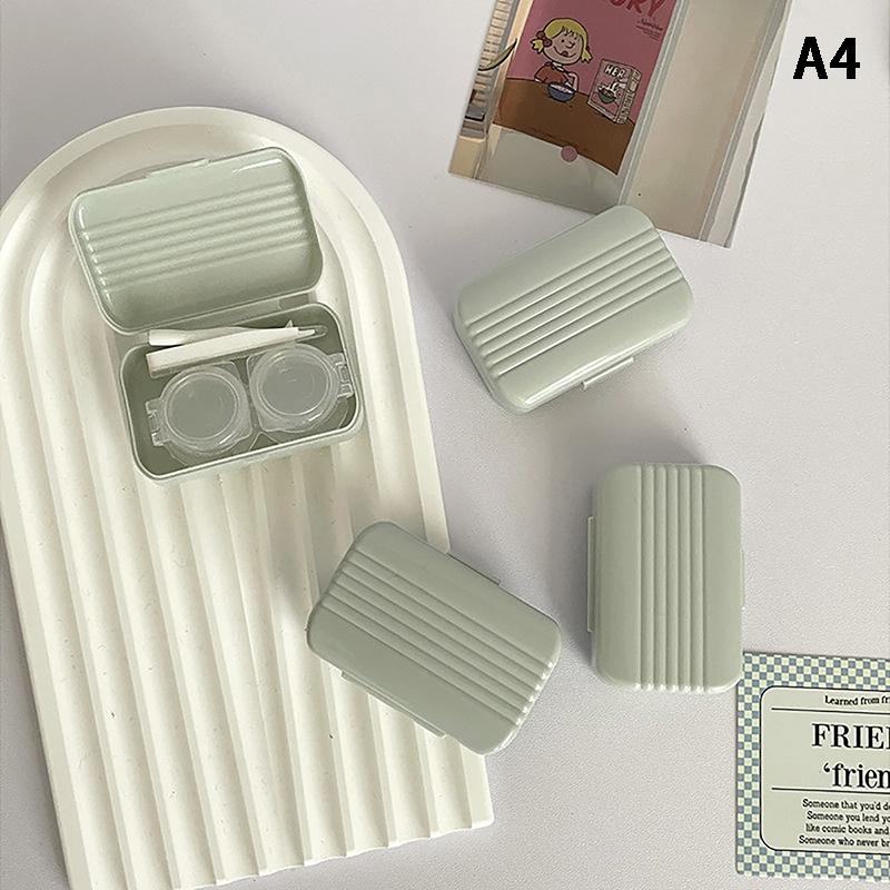 Портативная коробка для контактных линз Candy Color для девочек, минималистичный набор для контактных линз