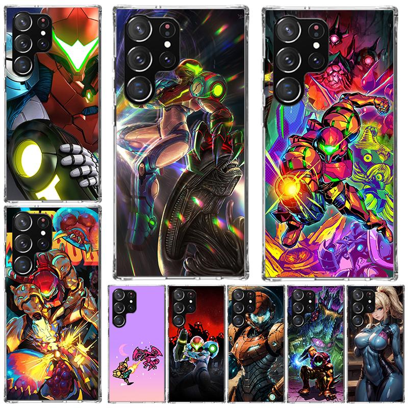 Game M-Metroids Soft Phone Case For Samsung Galaxy S22 S23 S24 S25 Edge S26 Ultra S20 FE S21 Plus + Fundas Coque Galaxy S20 S21