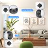 Tuya 8MP 5G Wifi Внутренний объектив Радионяня Цветная камера ночного видения 4k Двойной экран Автоматическое отслеживание Видеонаблюдение