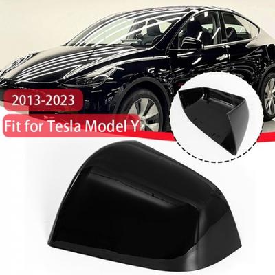 Черная заглушка накладки зеркала заднего вида с левой стороны для Tesla Model Y 2017-2023 2022