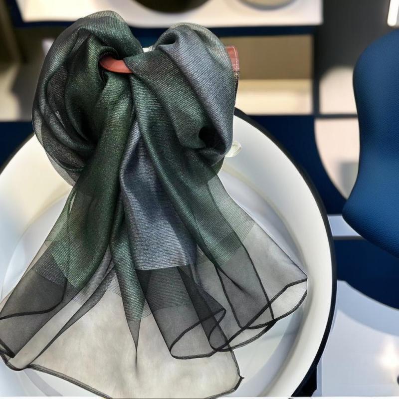 70*180cm Women Gradient Colors Scarf Long Shawls and Wraps for Party Dress Lightweight Pashmina Fashion Scarves