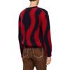 LOEWE Knitwear Men's Red Blue V-neck Moderate Cardigan H526Y16K69-5114