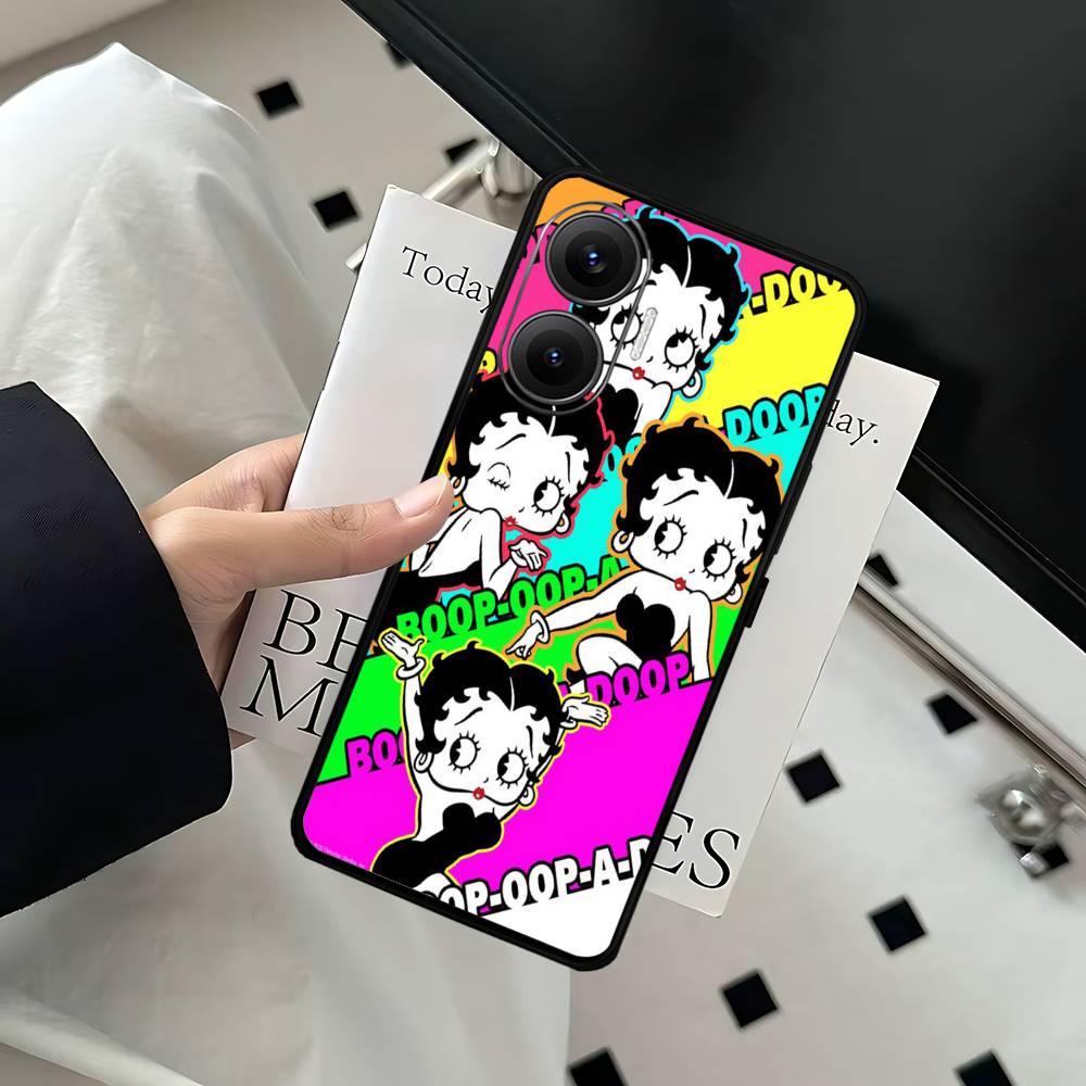 Мультяшный чехол для телефона B-Betty B-Boop для Xiaomi Mi 5X 8 9 10 11 12 Lite Pro 10T PocoX3pro PocoM3 Note 10 Pro Lite