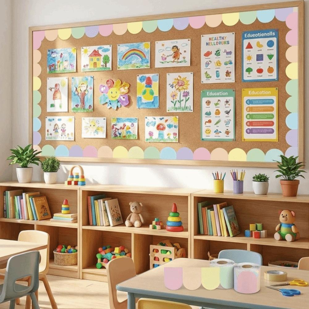 20.0 Meter Roll Wall Decorative Border Self-Adhesive Wall Trim Decals Classroom