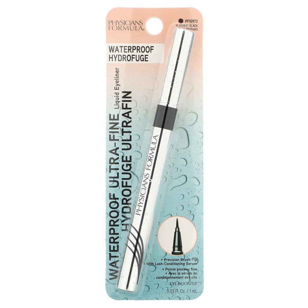 Eye Booster, Waterproof Ultra-Fine Liquid Eyeliner, Pf10970 Blackest Black, 1Ml(0.03Fl Oz)