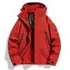 3-In-1 Men's Hooded Tooling Jacket Jacket Men's and Women's Windproof Outdoor Removable Mountaineering Jacket