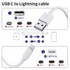 1 шт. 3 шт. для iPhone кабель для зарядки Lightning кабель для передачи данных оригинальный MFi сертифицированный USB A кабель для зарядки подходит для iPhone 13 12 11