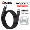 VAORLO Magnetic Organize Charging Cable 66W Super Charge Data Cable USB To Type-C C-C Type-C To Type-C/Lightning Charge Cable For Iphone 15