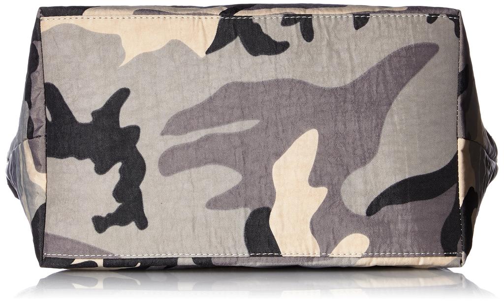 Сумка-тоут однотонная с камуфляжным узором на ручках-лентах формата А4 для поездок на работу или учебу, веб-эксклюзив 1613111084 [Cuko]