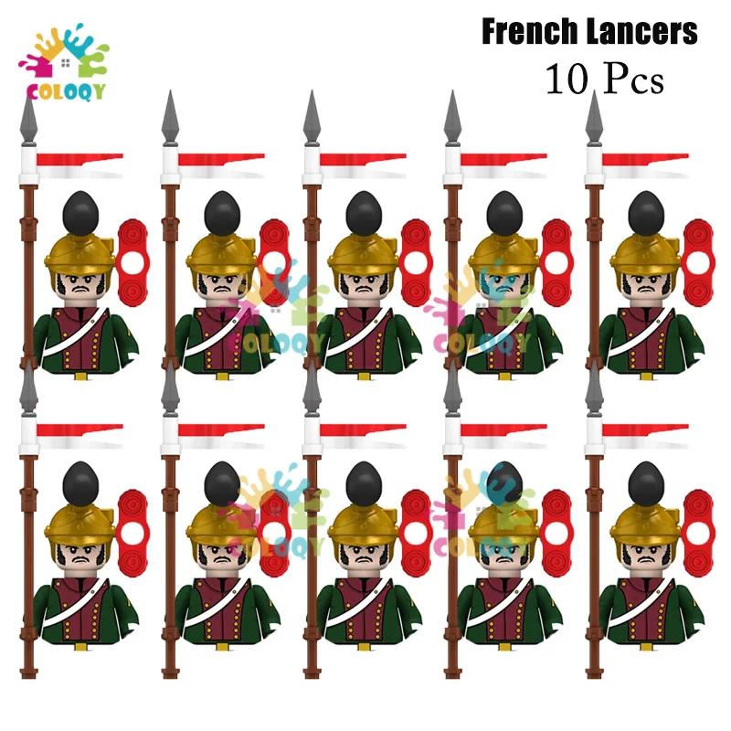 Kids Toys 22Pcs/10Pcs Napoleonic Wars Military Soldier Building Blocks Imperial Navy Figures Toys For Kids Birthday Gifts